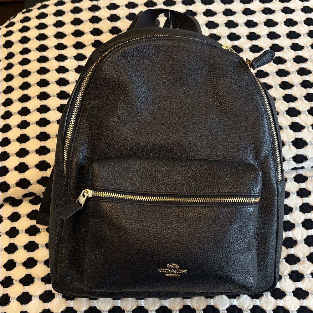 COACH Black Backpack - Brand New - Picture 4 of 4